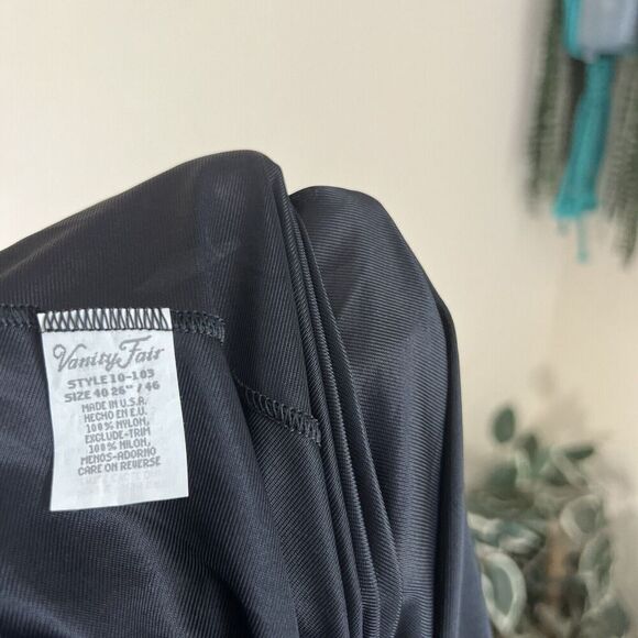 VANITY FAIR LACE BODICE TRIM VINTAGE Slip Midi Dress LINGERIE SIZE 40 Y2K 90s - Picture 6 of 6